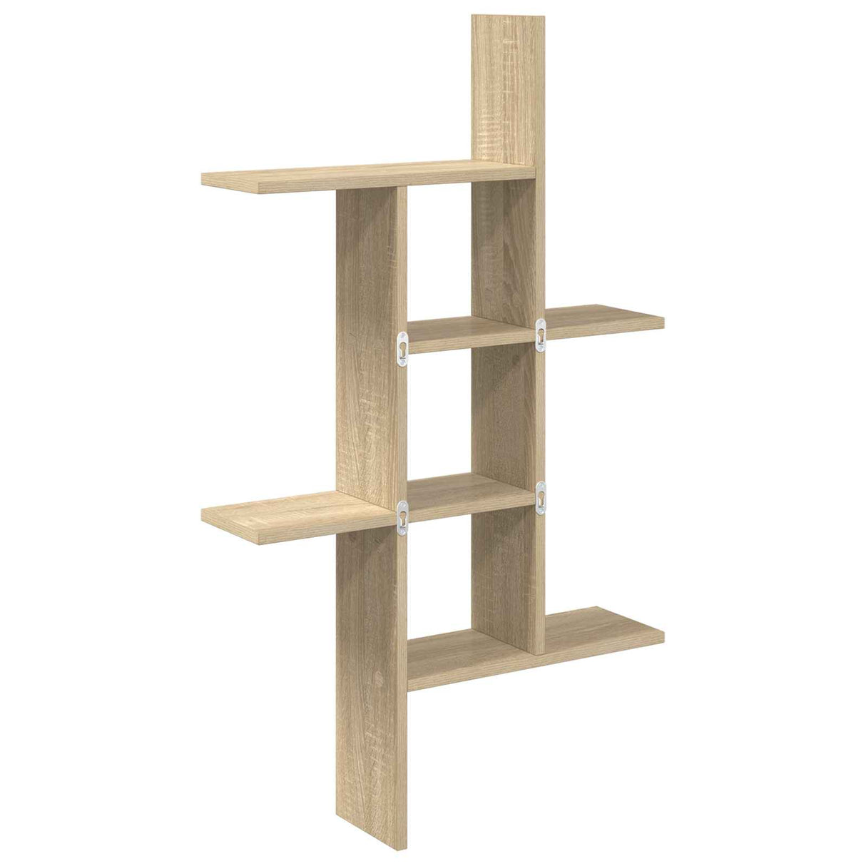 Wall Shelf Sonoma Oak 61 x 15 x 102 cm Engineered Wood