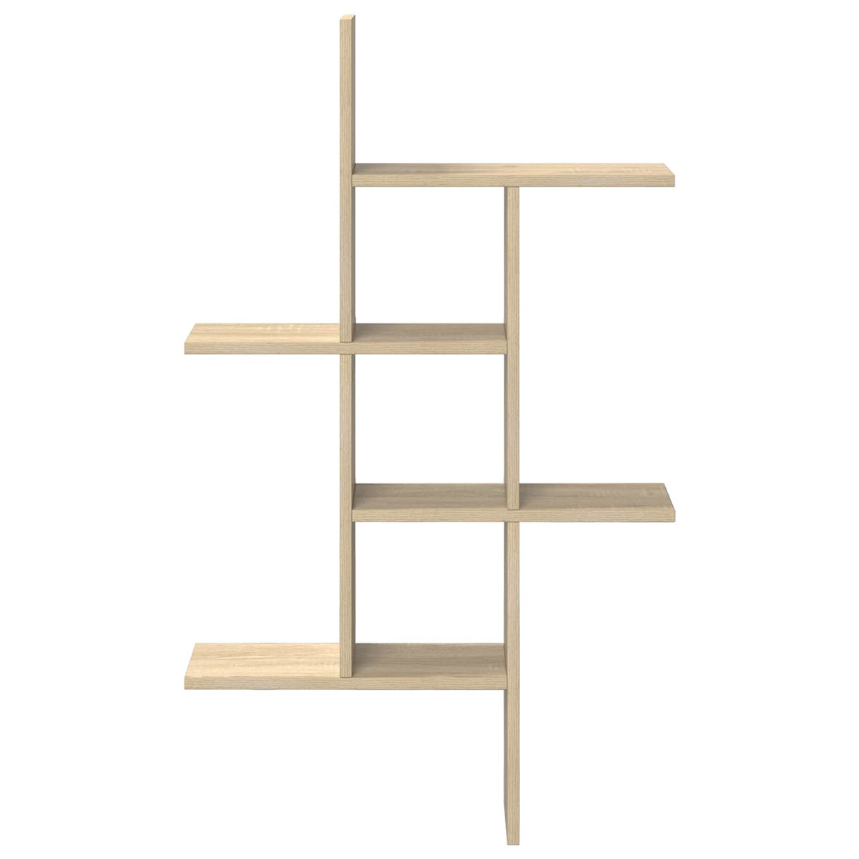 Wall Shelf Sonoma Oak 61 x 15 x 102 cm Engineered Wood