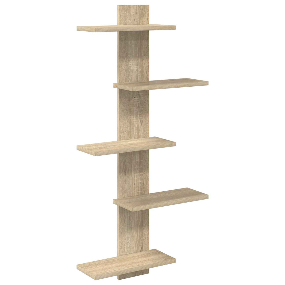 Wall Floating Shelf Sonoma Oak 48.5 x 15 x 101 cm
