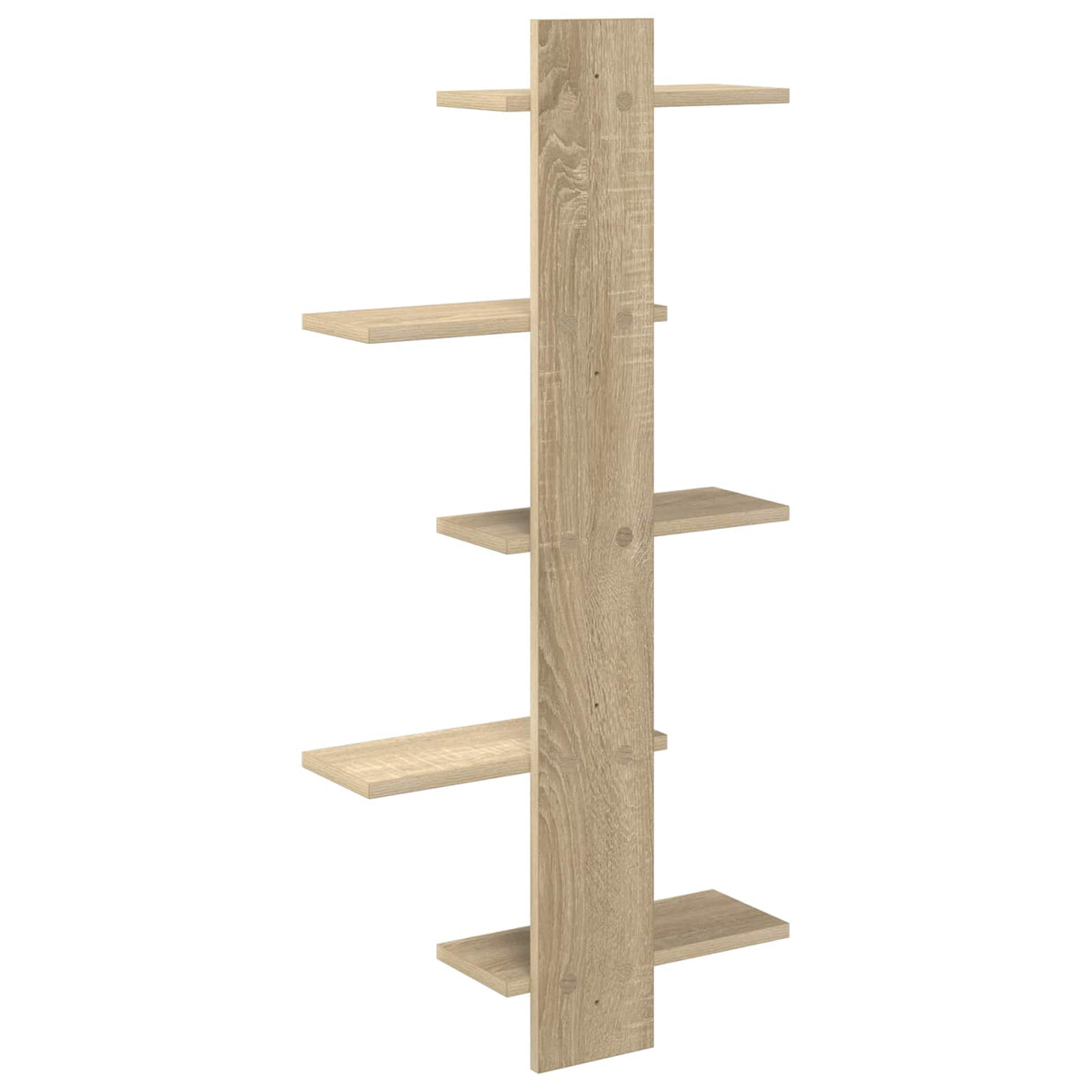 Wall Floating Shelf Sonoma Oak 48.5 x 15 x 101 cm