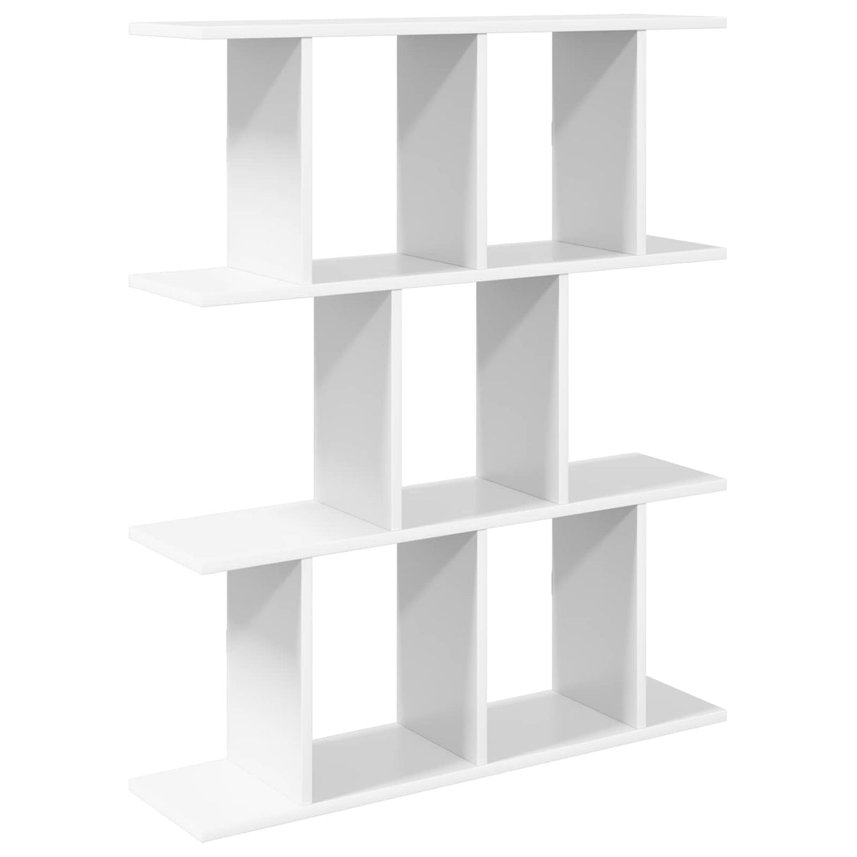Wall Shelf White 80 x 20 x 96 cm Engineered Wood