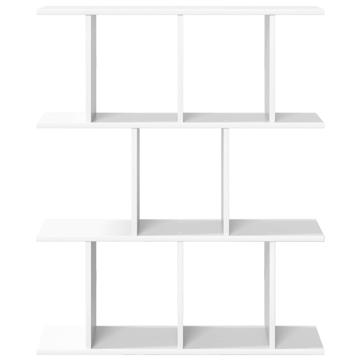 Wall Shelf White 102 x 20 x 96 cm Engineered Wood