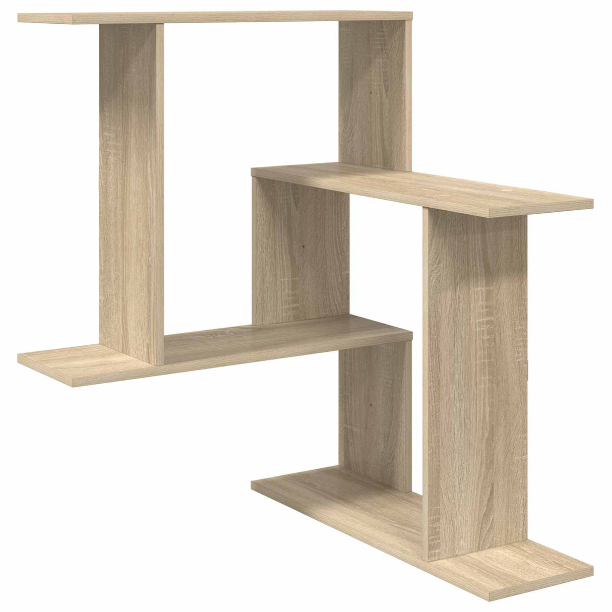 Wall Shelf Sonoma Oak 67 x 67 x 87 cm Engineered Wood