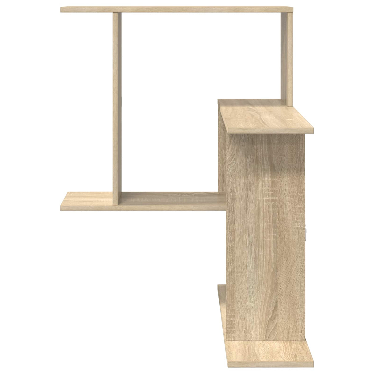 Wall Shelf Sonoma Oak 67 x 67 x 87 cm Engineered Wood
