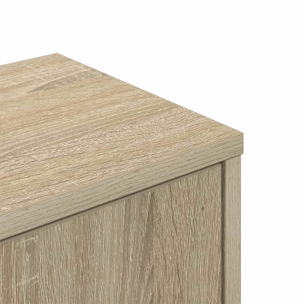 Wall Corner Shelf Sonoma Oak 48 x 48 x 120 cm Engineered Wood