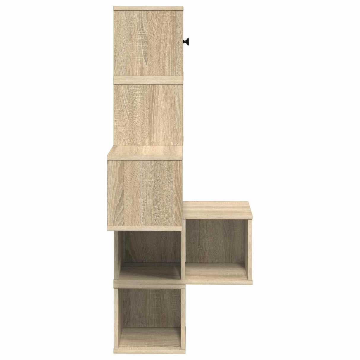 Wall Corner Shelf Sonoma Oak 48 x 48 x 120 cm Engineered Wood