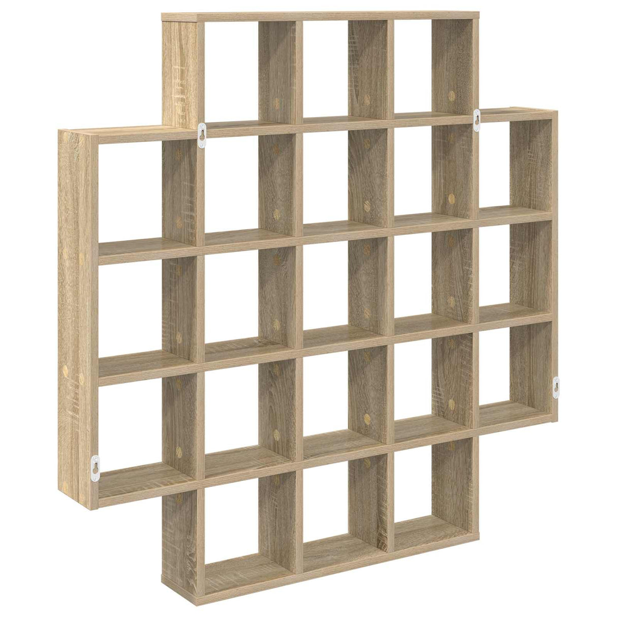 Wall Shelf Sonoma Oak 100 x 13 x 100 cm Engineered Wood
