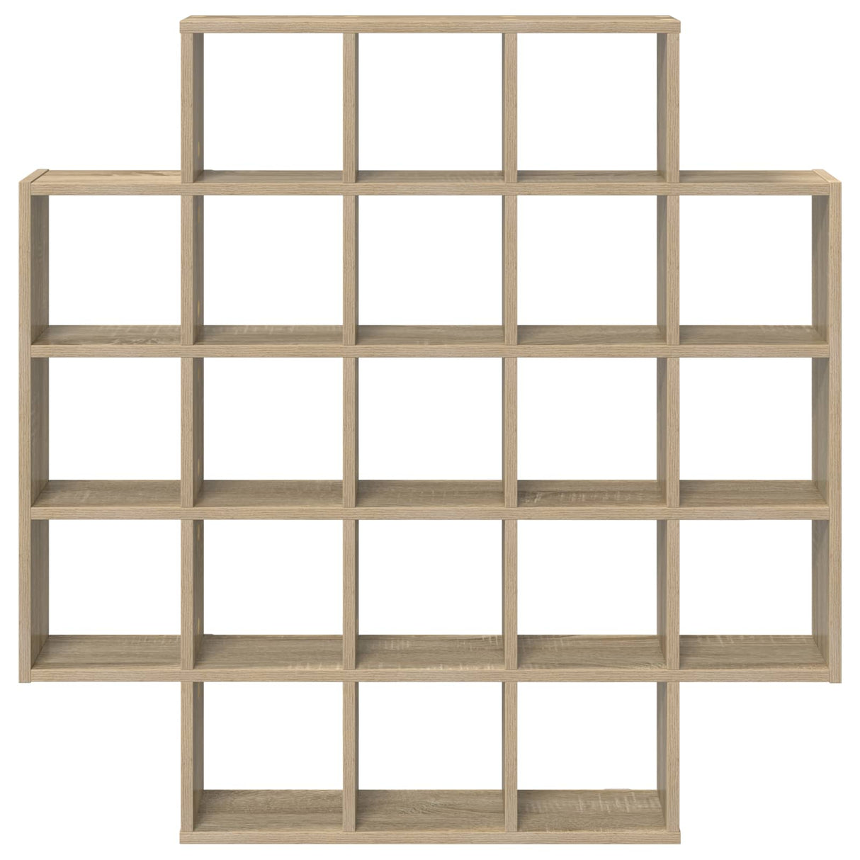 Wall Shelf Sonoma Oak 100 x 13 x 100 cm Engineered Wood