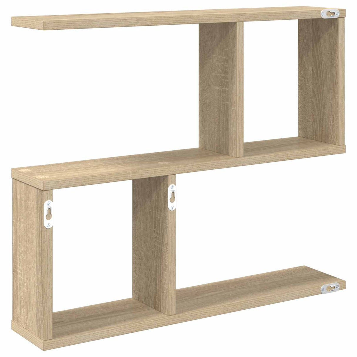 Wall Shelf Sonoma Oak 60 x 12 x 50.5 cm Engineered Wood