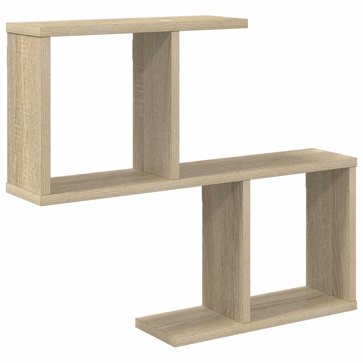 Wall Shelf Sonoma Oak 60 x 12 x 50.5 cm Engineered Wood