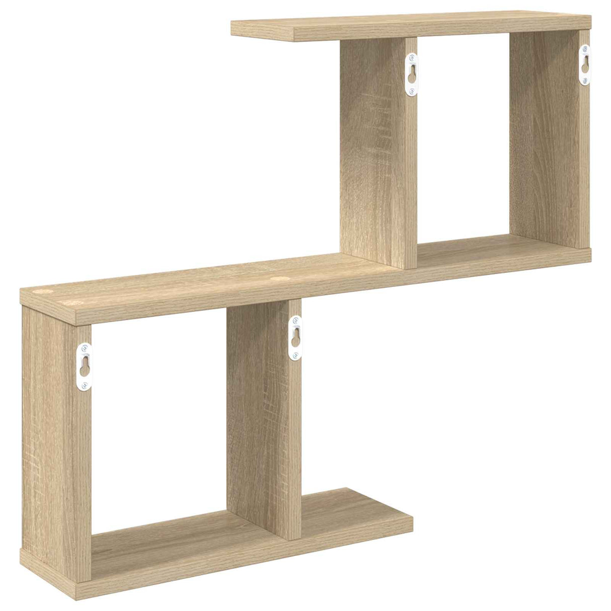Wall Shelf Sonoma Oak 60 x 12 x 50.5 cm Engineered Wood