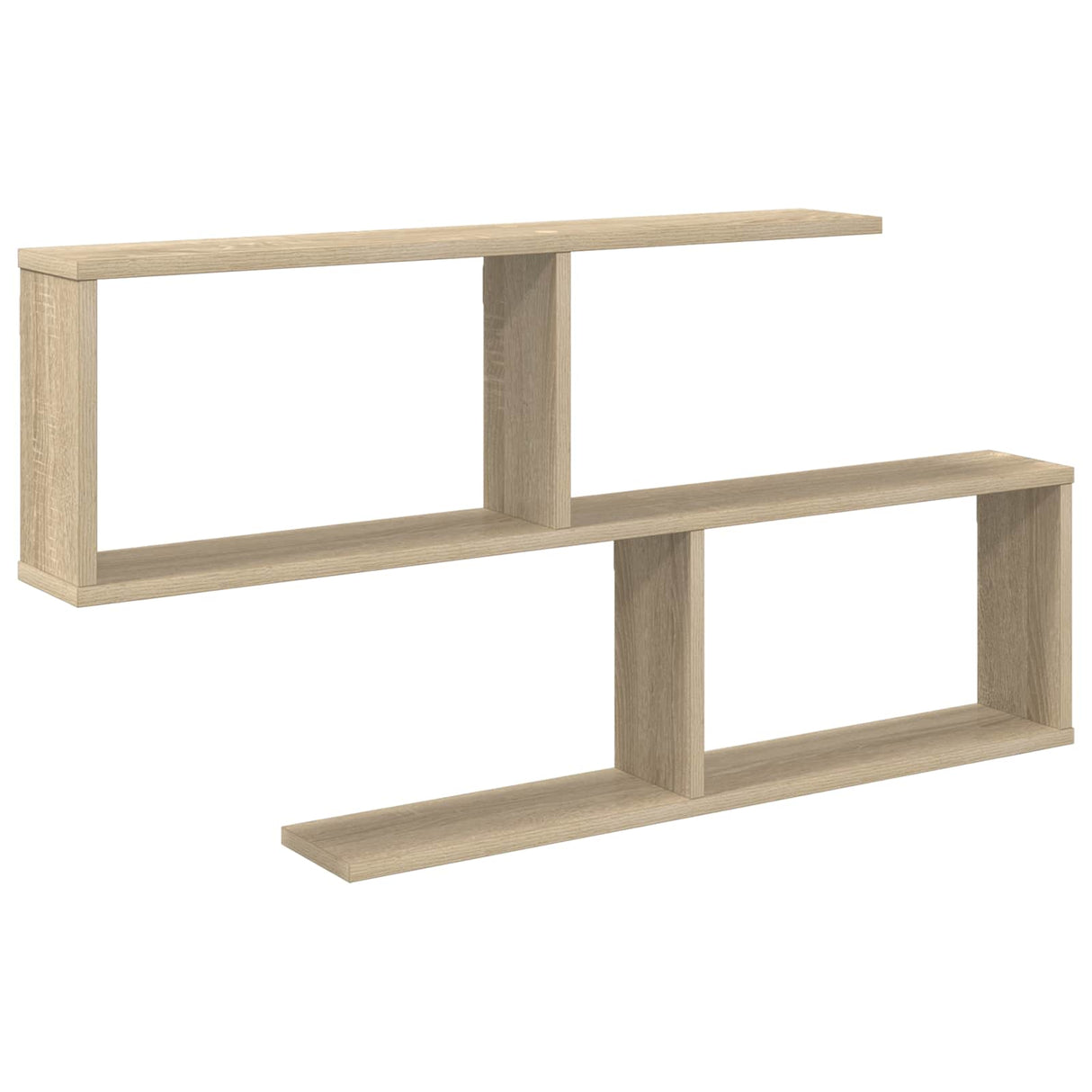Wall Shelf Sonoma Oak 100 x 12 x 50.5 cm Engineered Wood