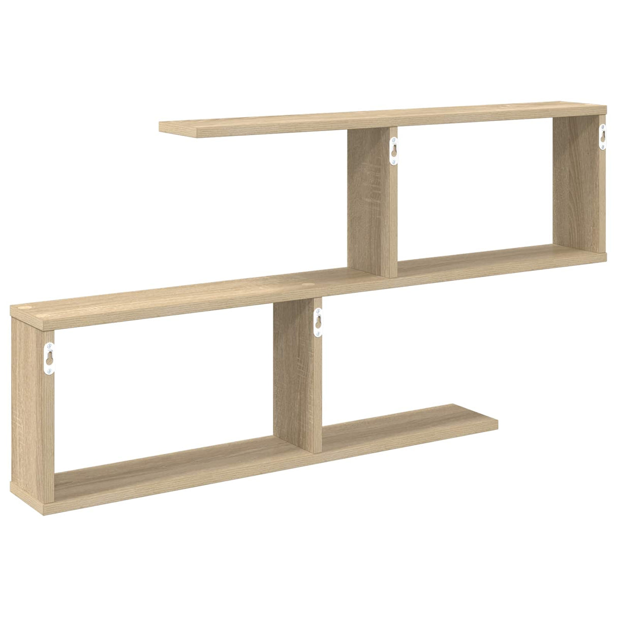 Wall Shelf Sonoma Oak 100 x 12 x 50.5 cm Engineered Wood