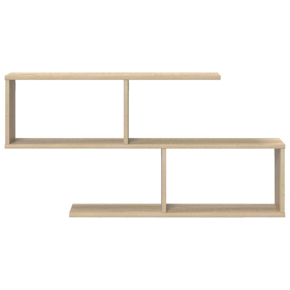 Wall Shelf Sonoma Oak 100 x 12 x 50.5 cm Engineered Wood