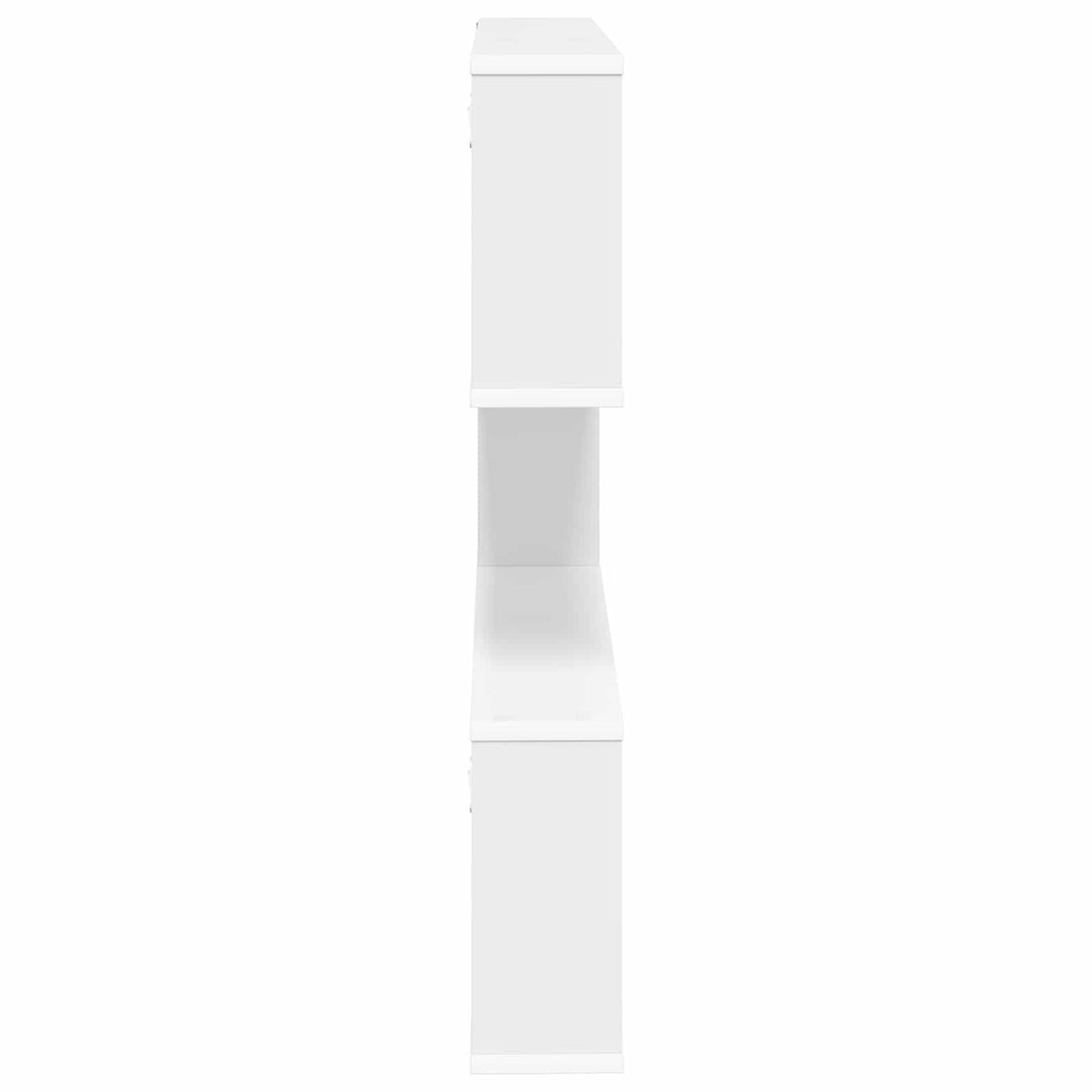 Wall Shelf White 80 x 12 x 79.5 cm Engineered Wood