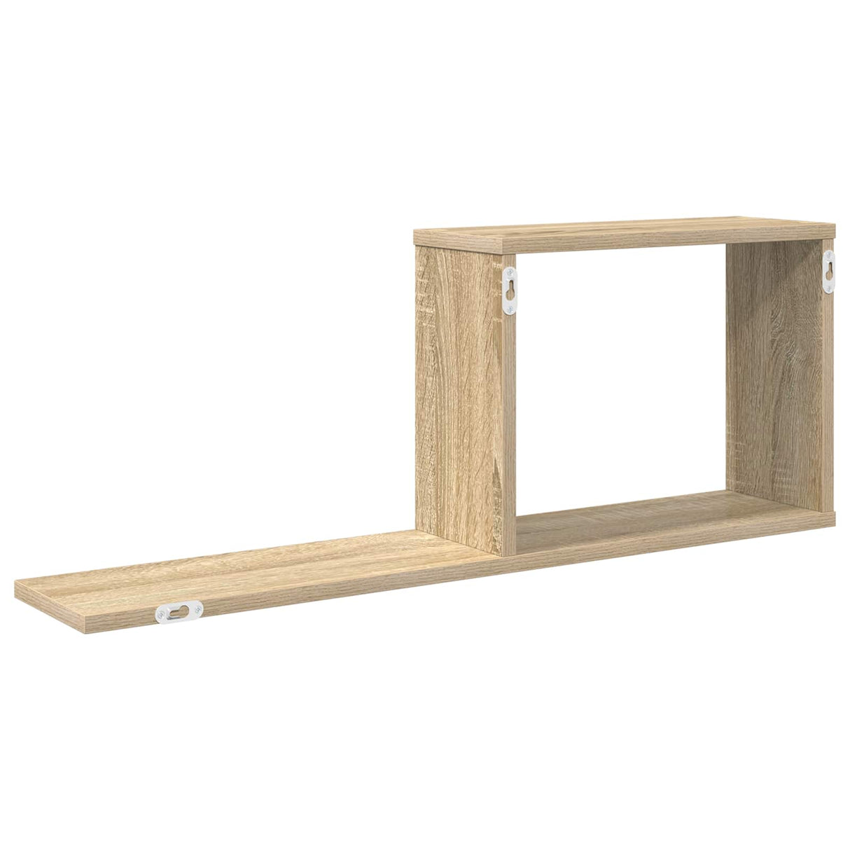 Floating Shelves Sonoma Oak 80 x 15 x 30 cm Engineered Wood