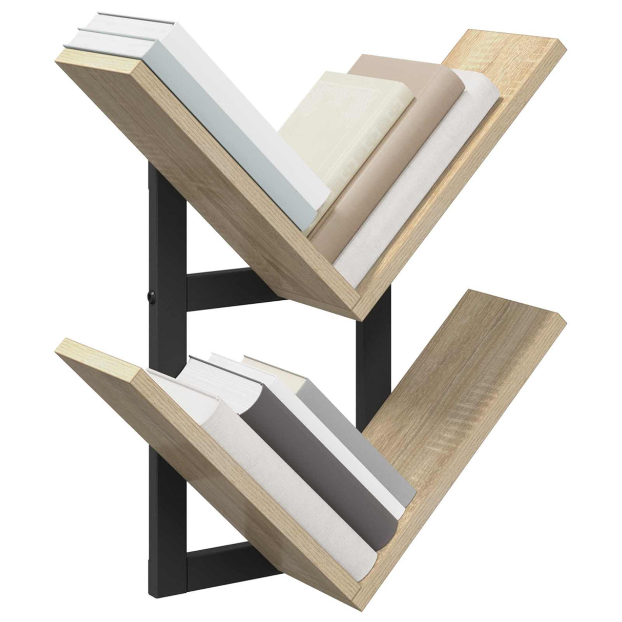 Wall Floating Shelf Sonoma Oak 43 x 15 x 47 cm Engineered Wood