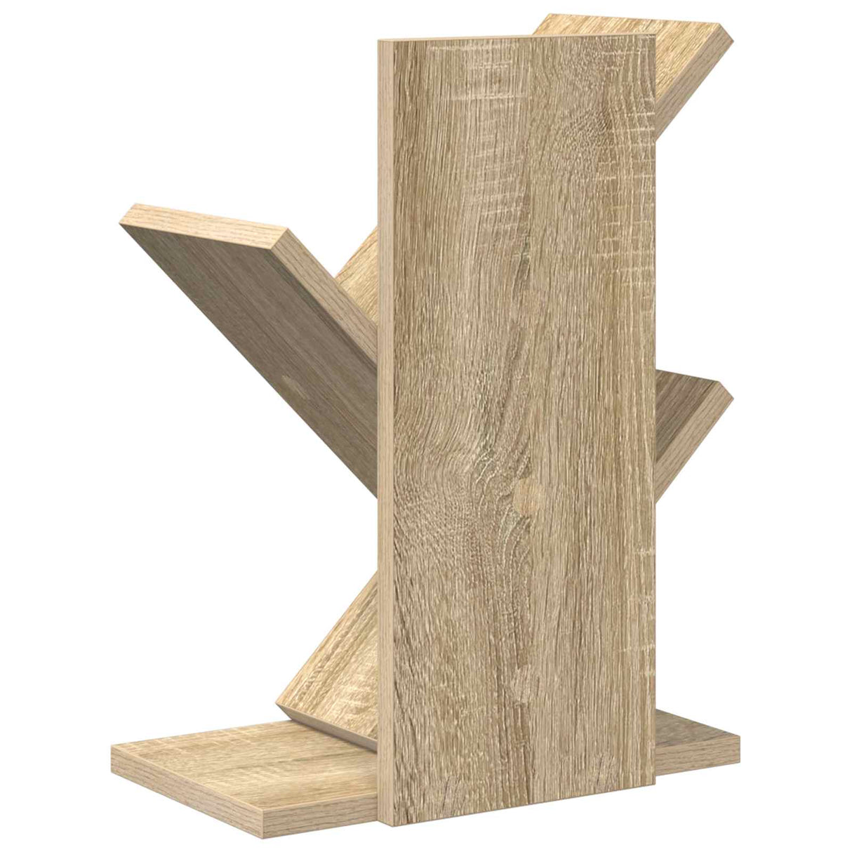 Tree Bookshelf 3-Tier 30 x 18 x 40 cm Engineered Wood