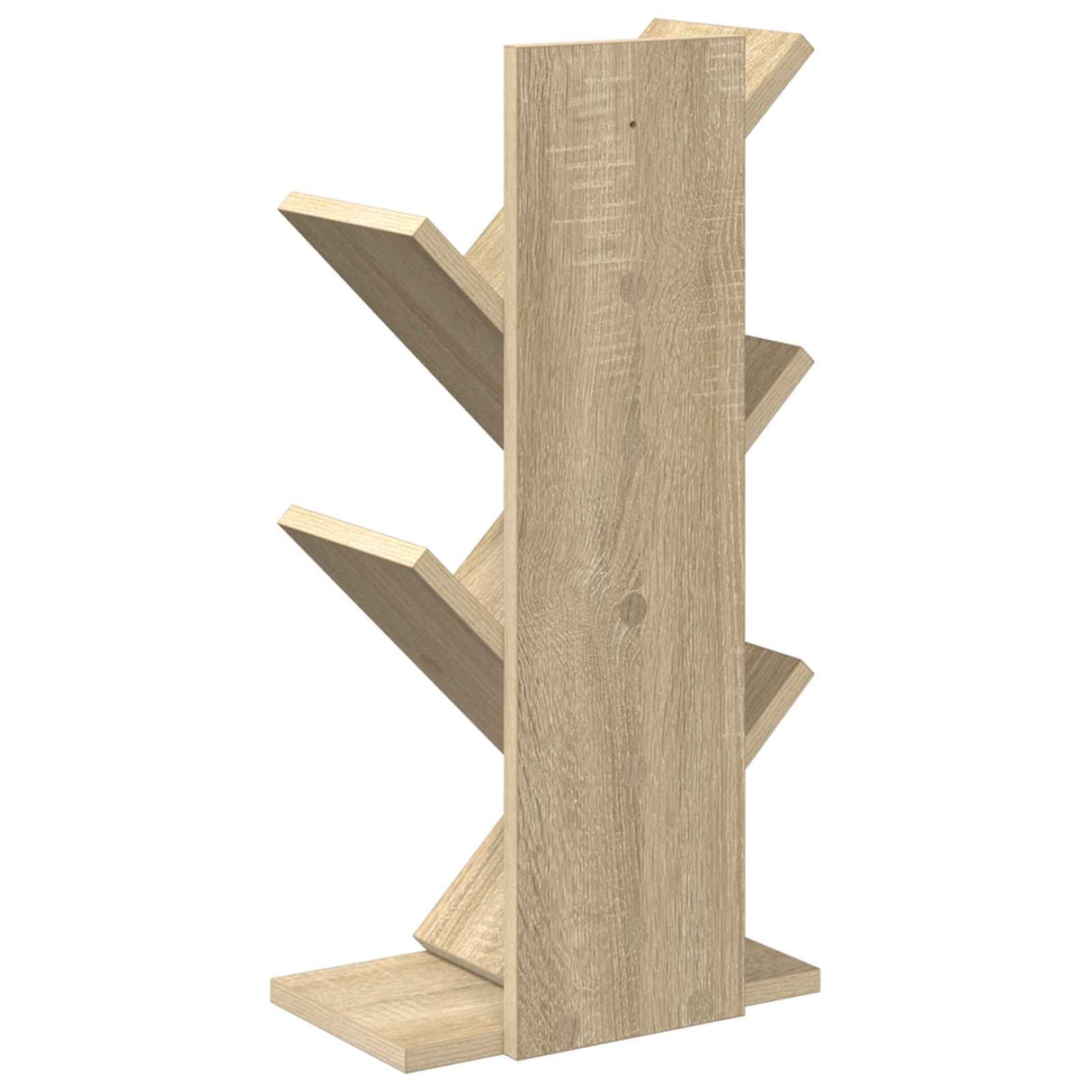 Tree Bookshelf 4-Tier 30 x 18 x 60 cm Engineered Wood