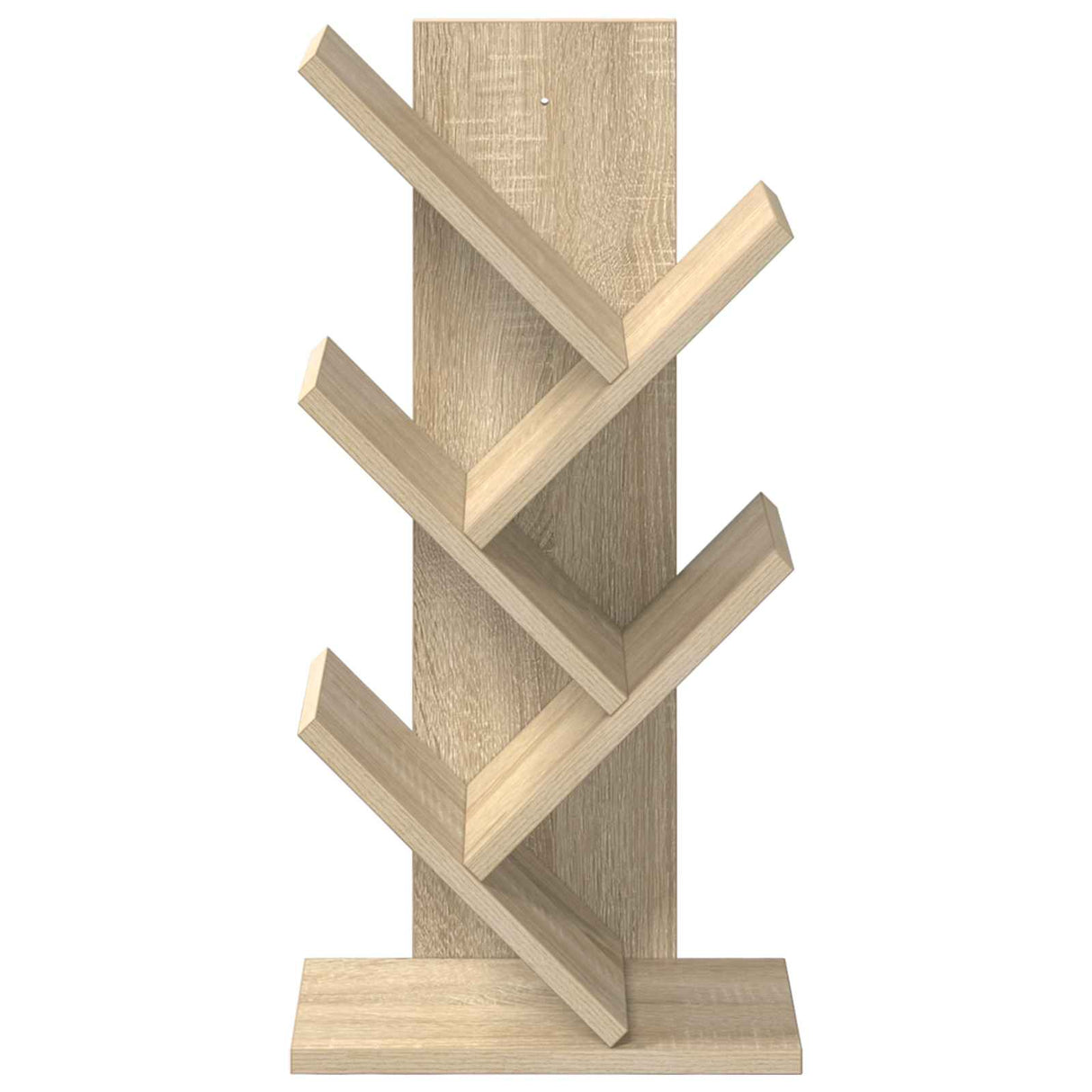 Tree Bookshelf 4-Tier 30 x 18 x 60 cm Engineered Wood