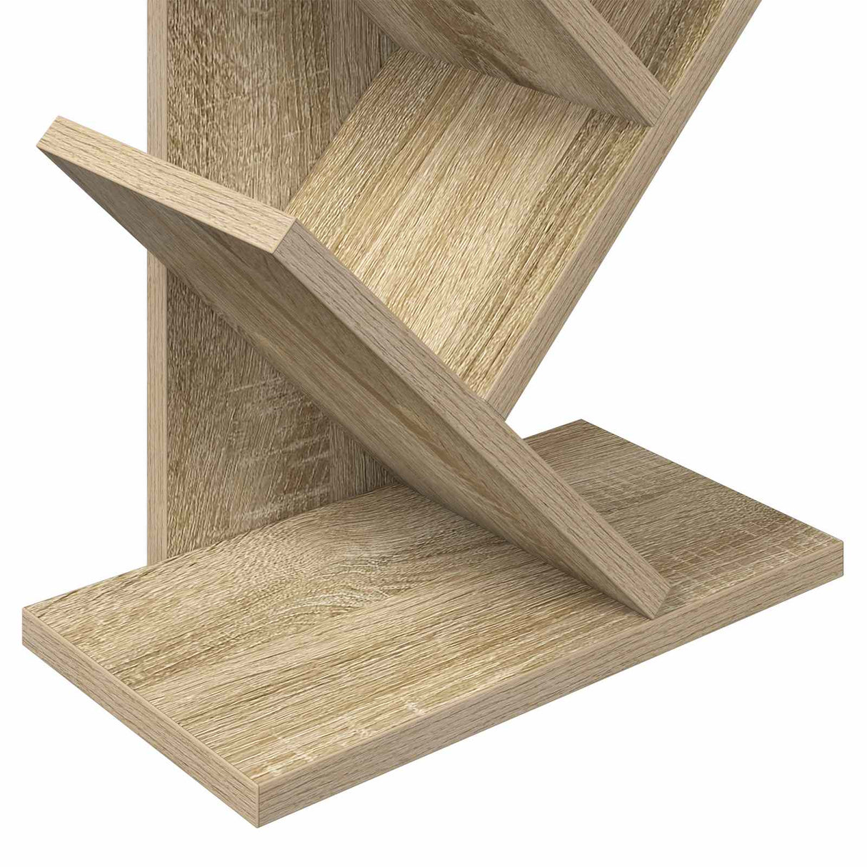 Tree Bookshelf 6-Tier 30 x 18 x 100 cm Engineered Wood