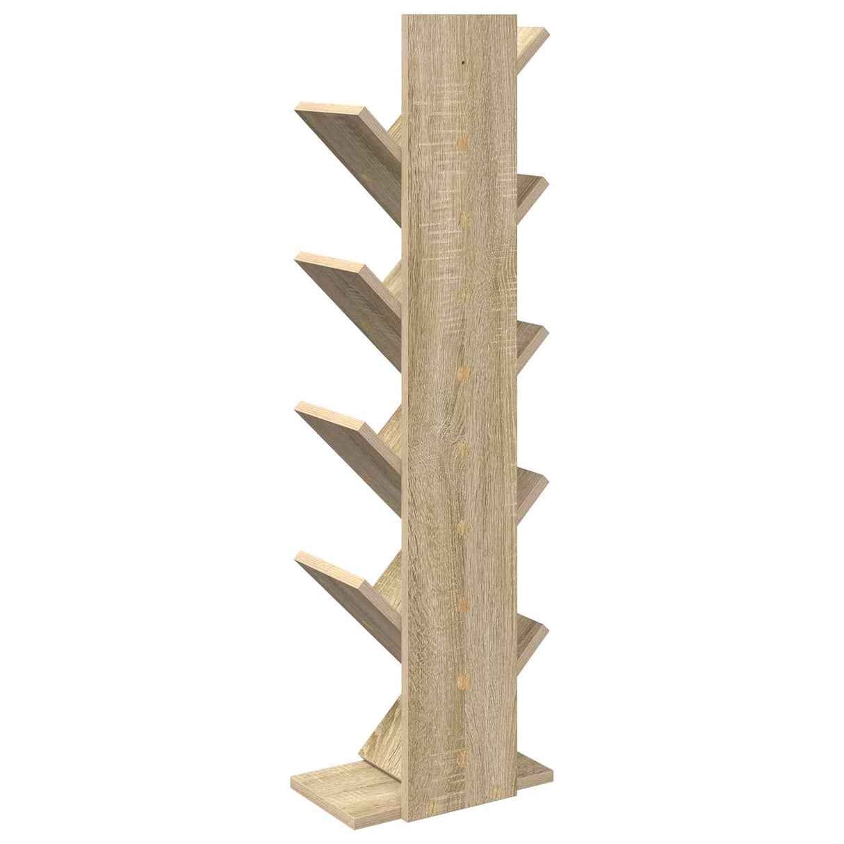 Tree Bookshelf 6-Tier 30 x 18 x 100 cm Engineered Wood