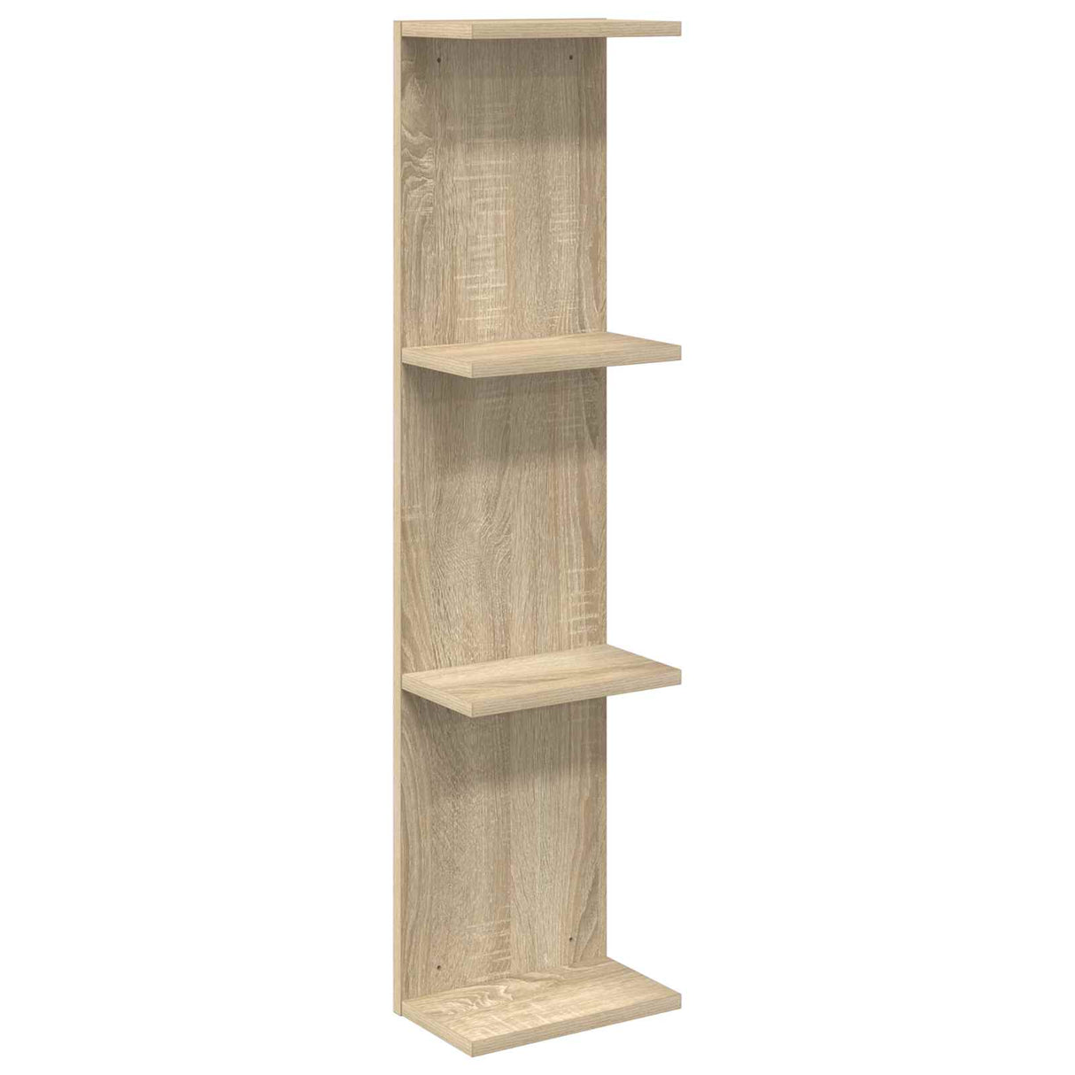 Wall Shelf Sonoma Oak 25 x 15 x 100 cm Engineered Wood