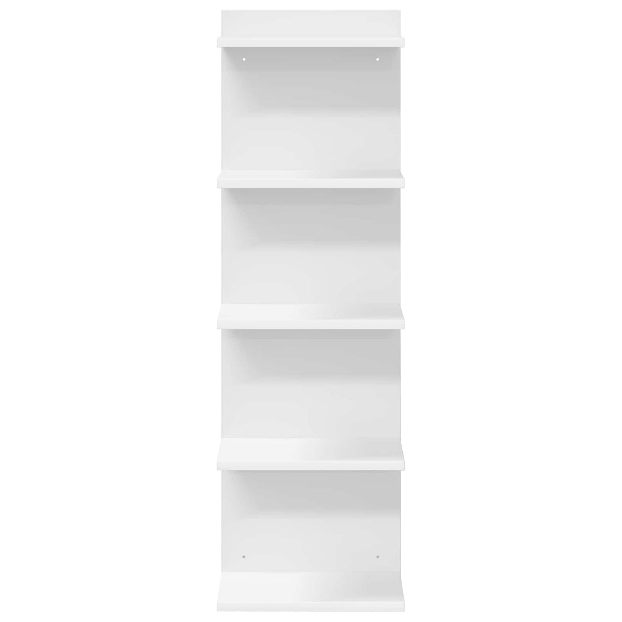 Wall Shelf 2 pcs White 30 x 15 x 100 cm Engineered Wood