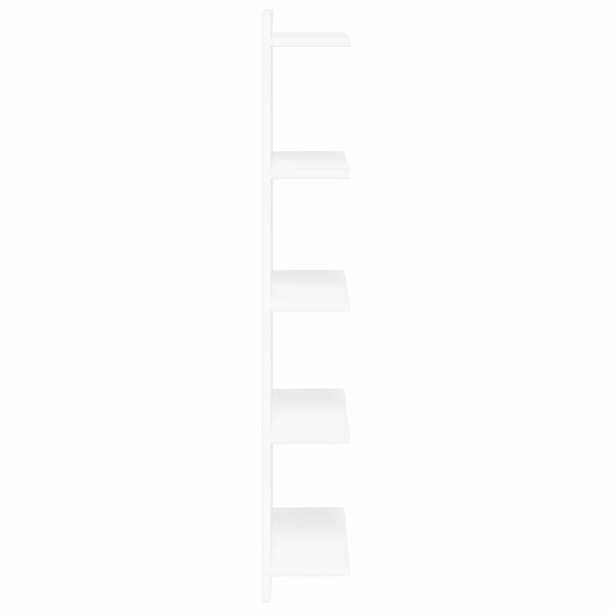Wall Shelf 2 pcs White 30 x 15 x 100 cm Engineered Wood