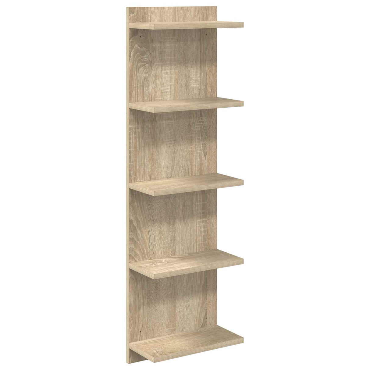 Wall Shelf Sonoma Oak 30 x 15 x 100 cm Engineered Wood