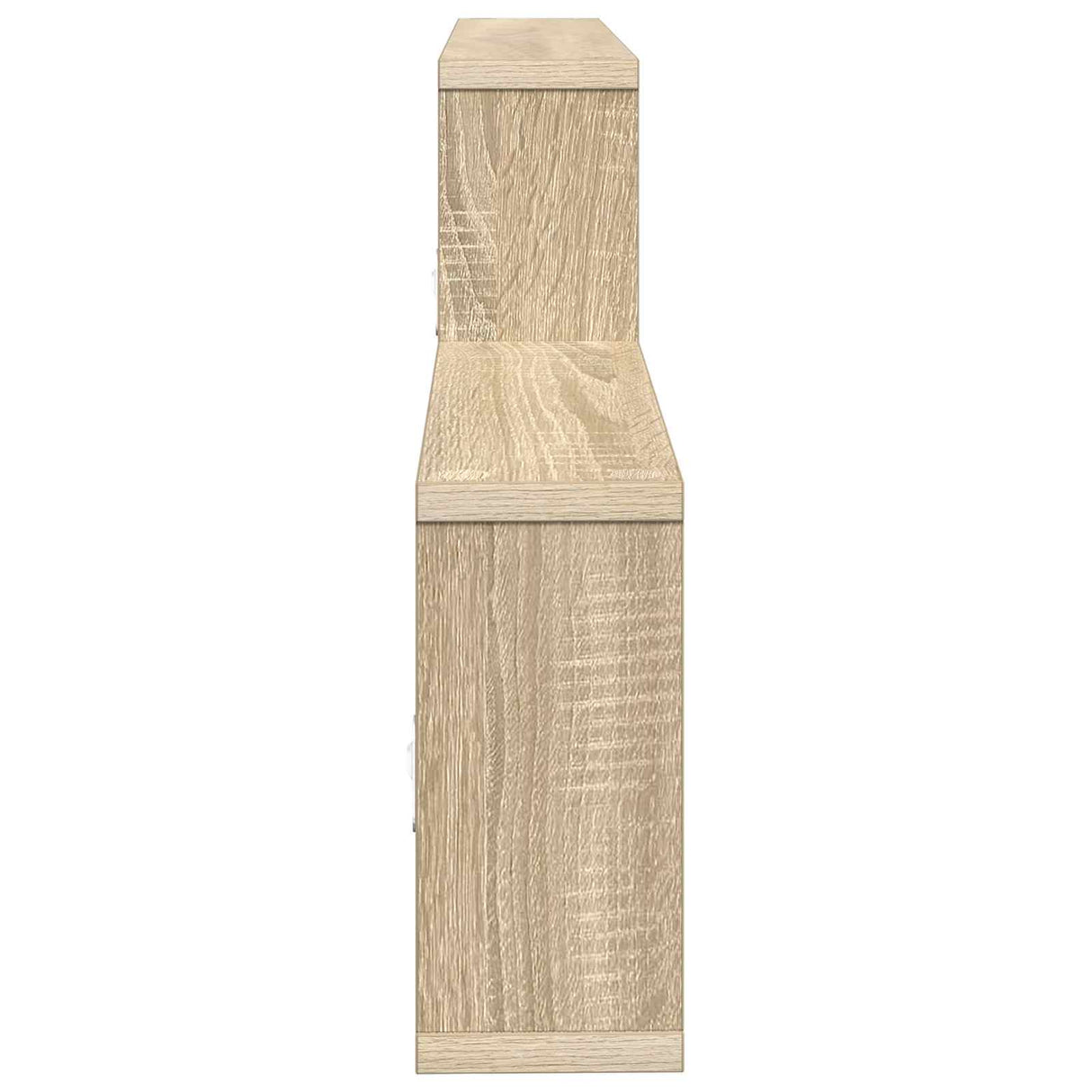 Wall Shelf Sonoma Oak 130 x 10 x 50 cm Engineered Wood