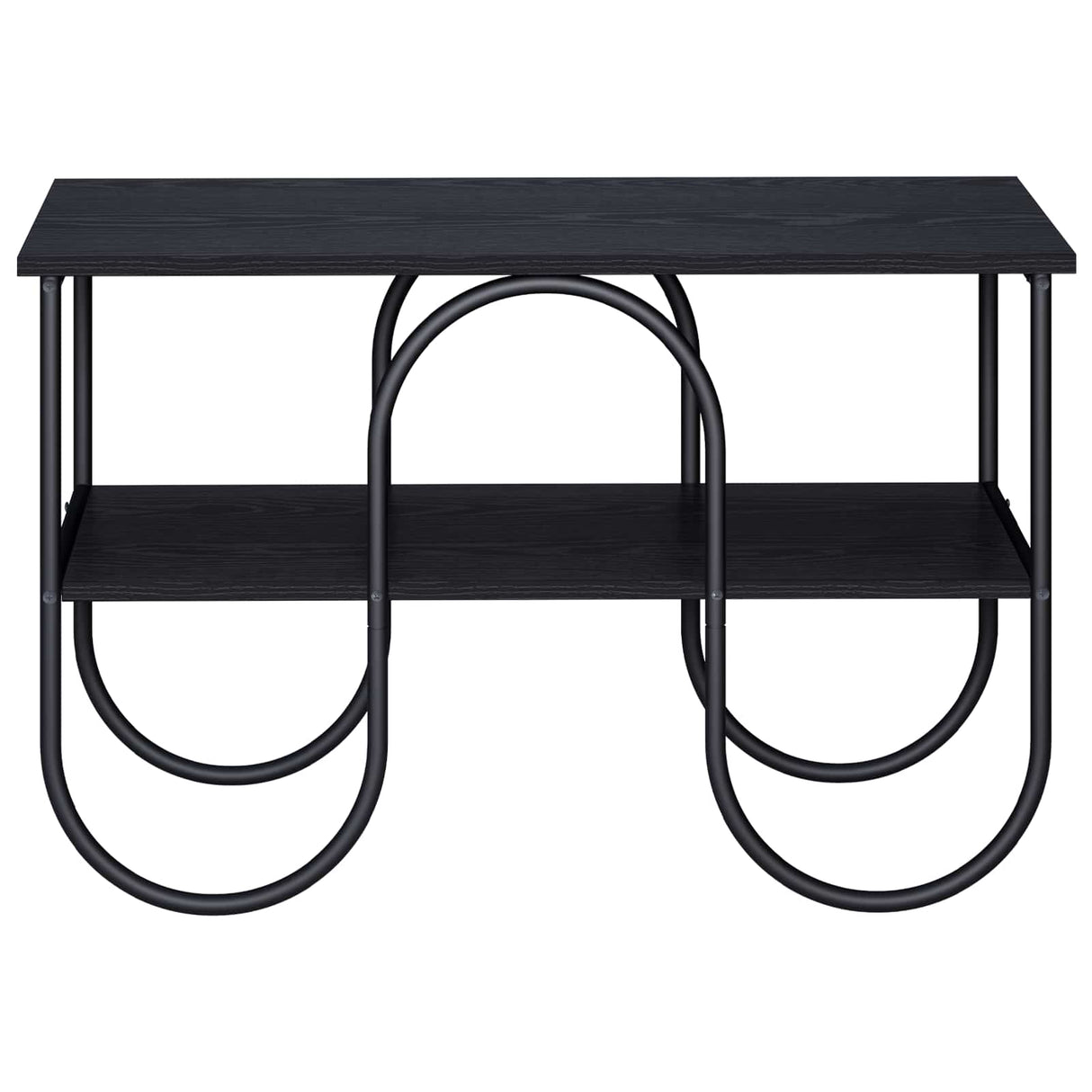TV unit 80 x 40 x 50 cm Black Oak Engineered Wood