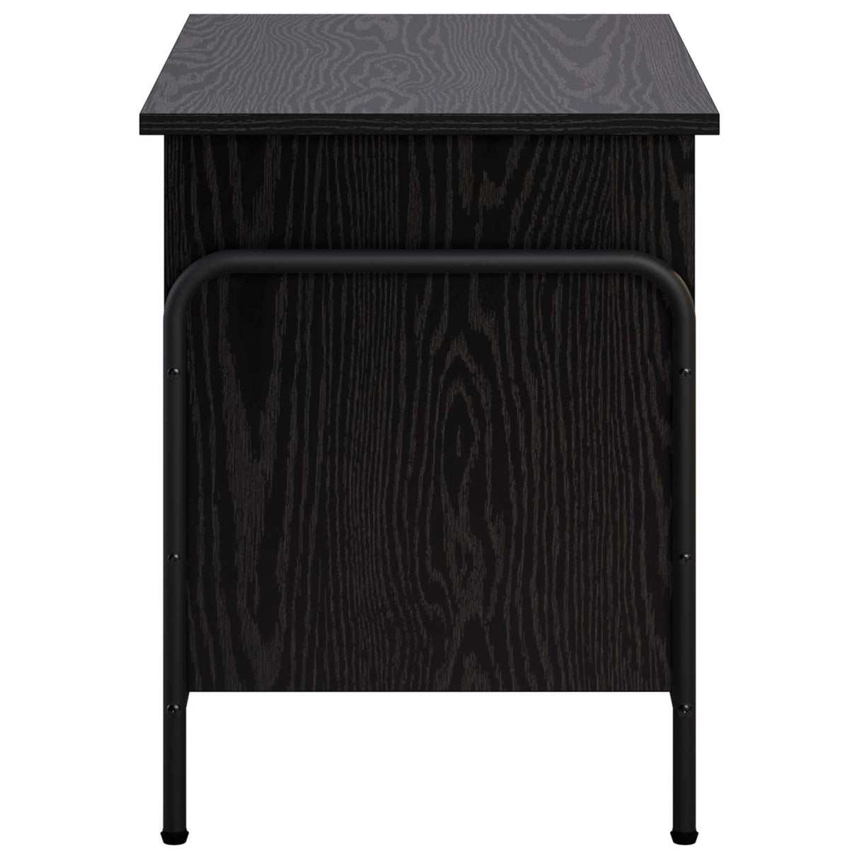 Storage Box Black Oak 80 x 40 x 49.5 cm Engineered Wood
