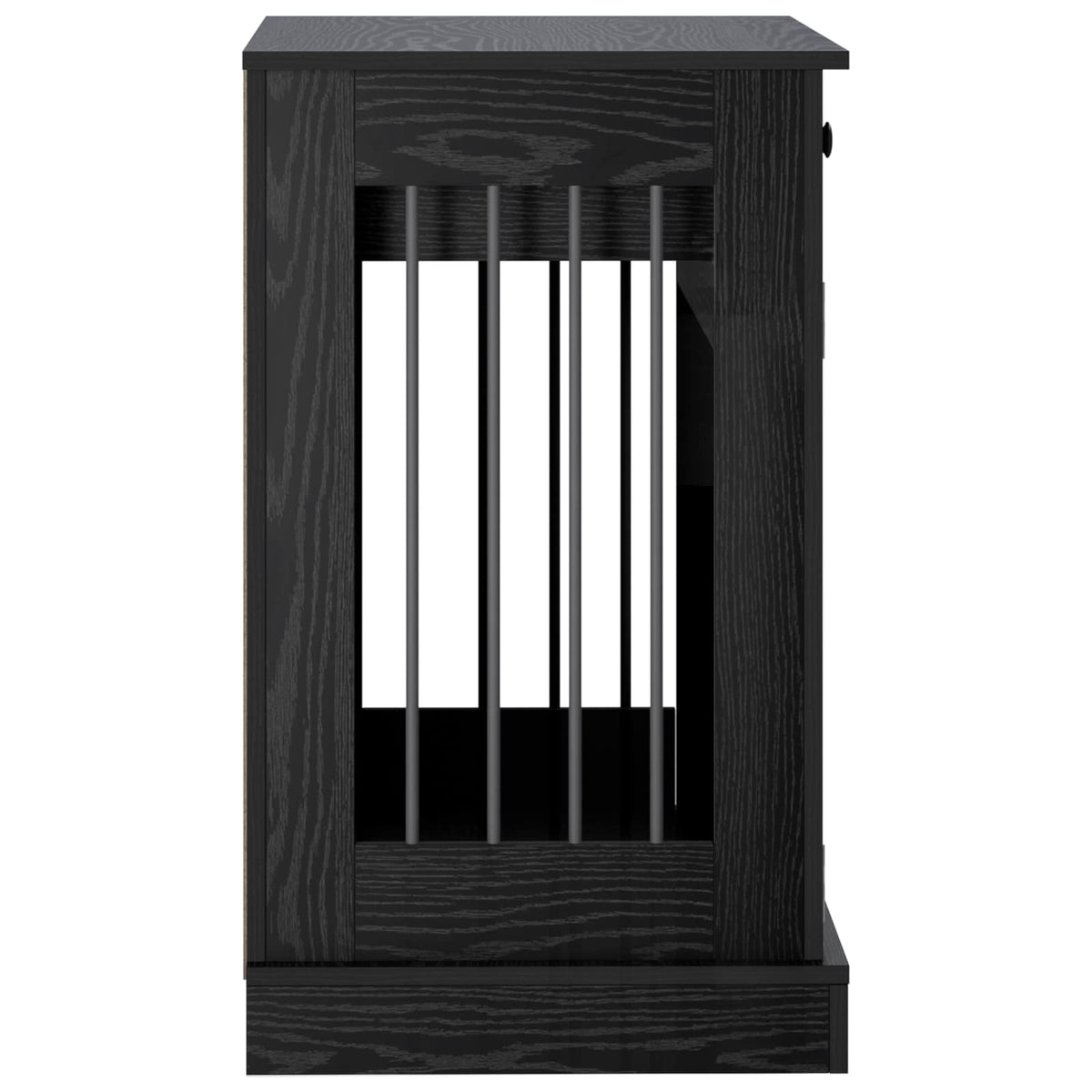 Dog crate furniture Black Oak 50 x 47.5 x 80 cm Engineered Wood