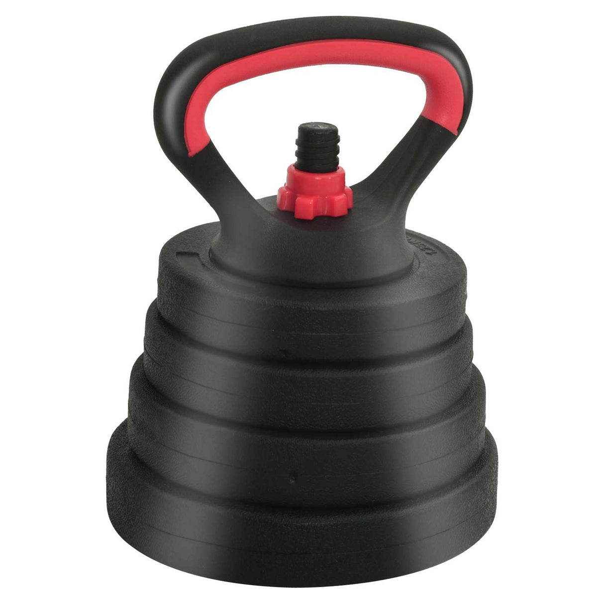 4-in-1 Dumbbell Set 40kg Black and Red Cement and Iron Sand