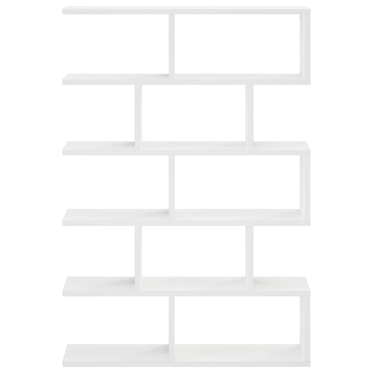 Wall Shelf White 70 x 17 x 101 cm Engineered Wood