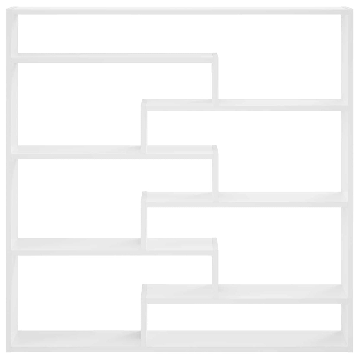 Wall Shelf White 103 x 17 x 102 cm Engineered Wood