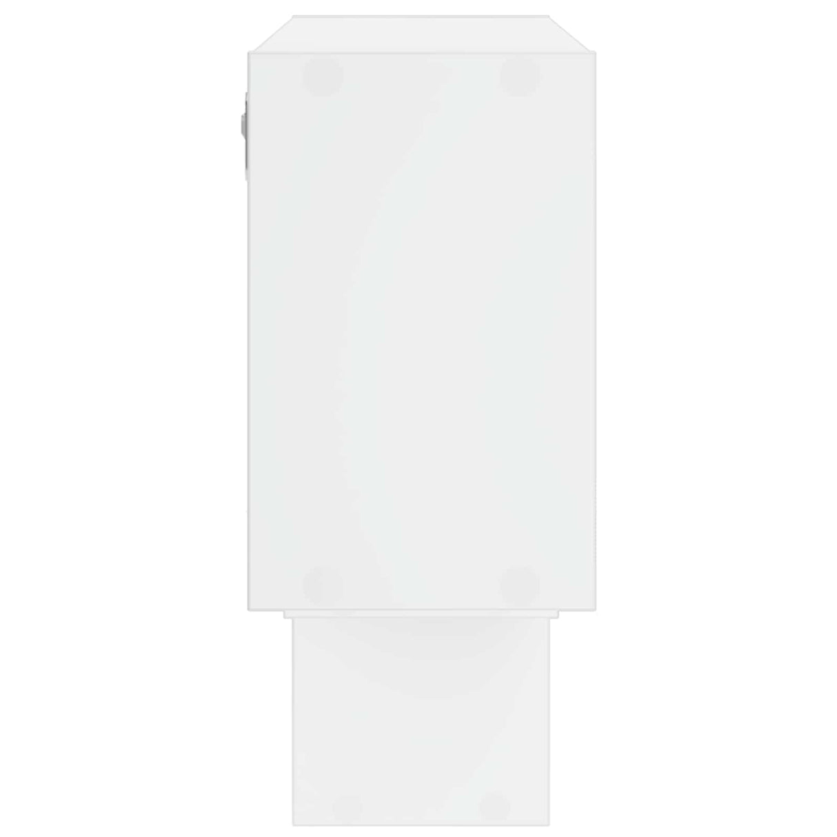 Wall Shelf White 158 x 17 x 53 cm Engineered Wood