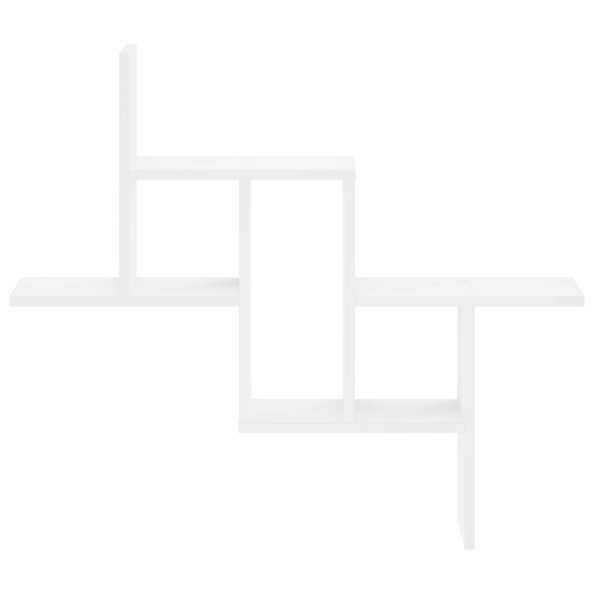 Wall Shelf White 87 x 17 x 75 cm Engineered Wood