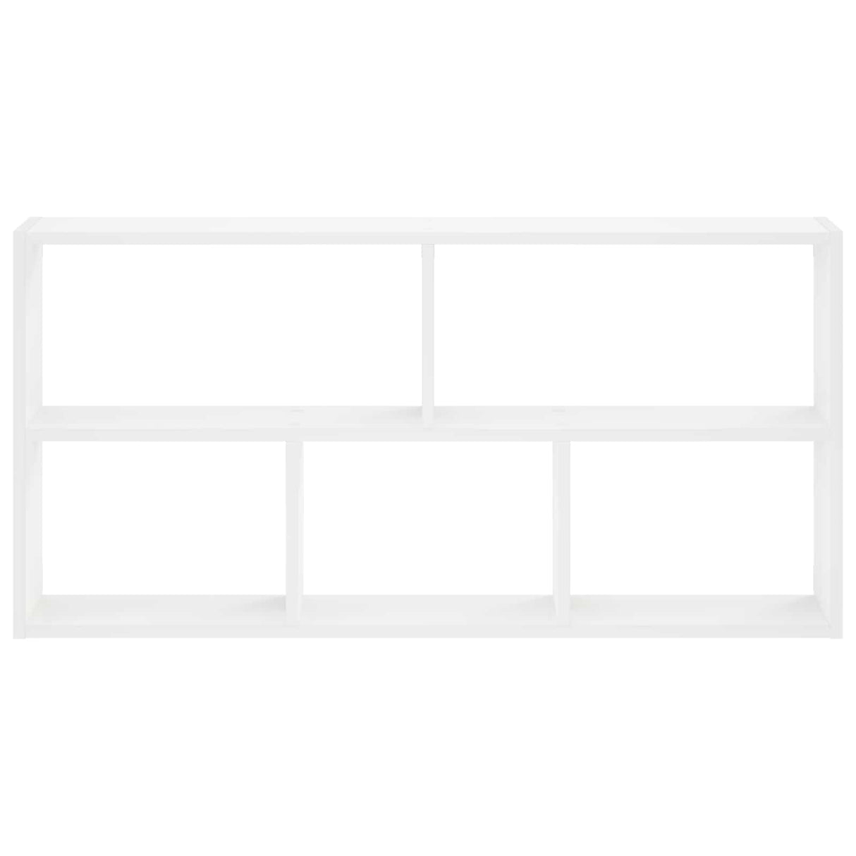Wall Shelf White 102 x 17 x 50 cm Engineered Wood