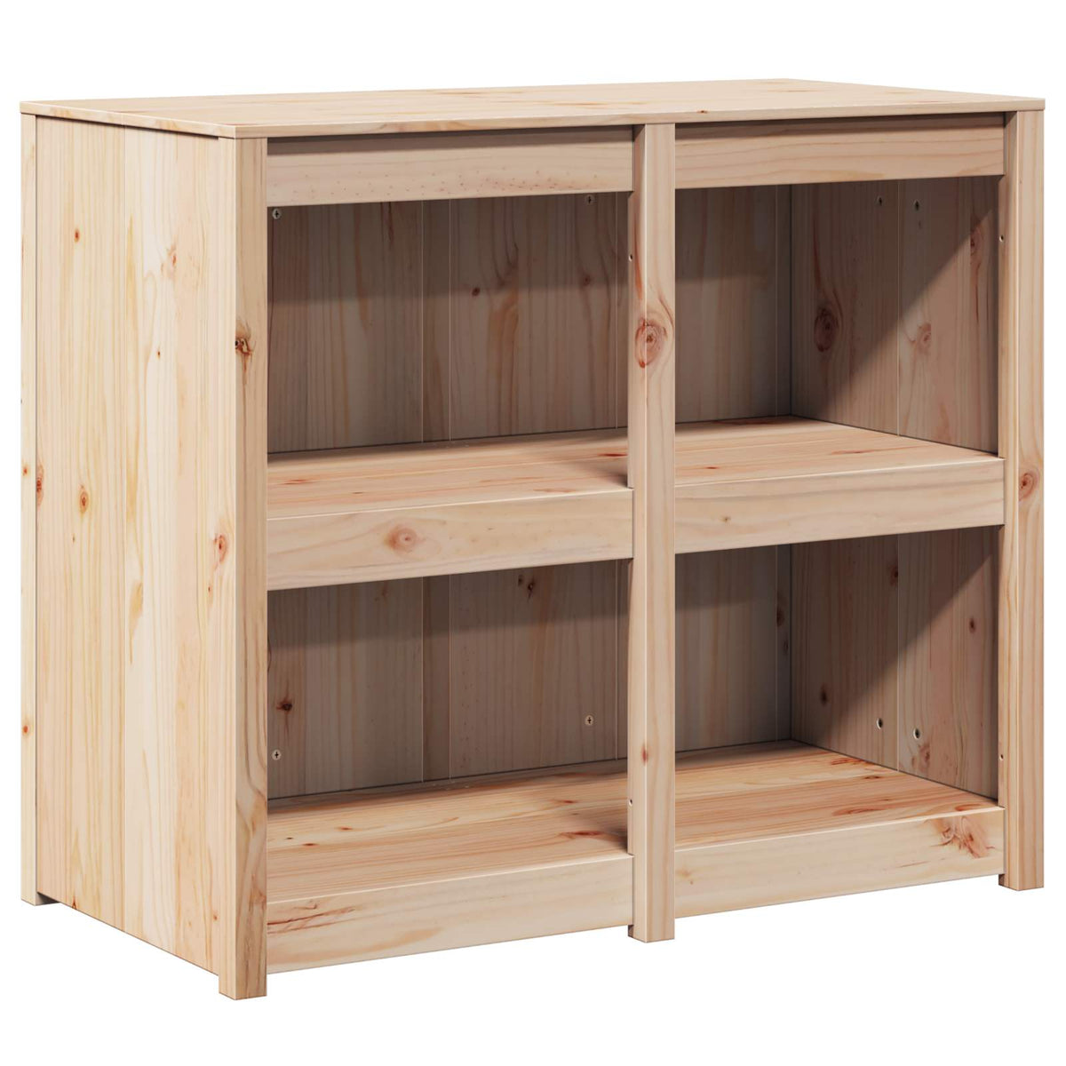 Outdoor Kitchen Cabinet MEPPEL 3 pcs Natural Douglas