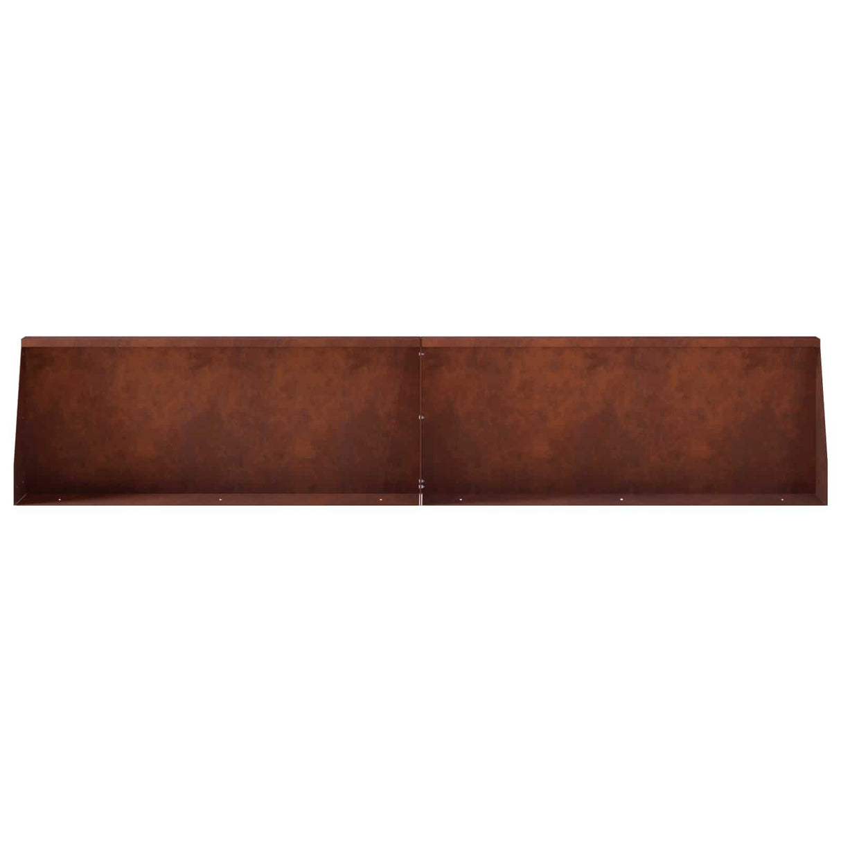 Retaining Wall 2 pcs 100 x 12 x 40 cm Weathering Steel Rusty
