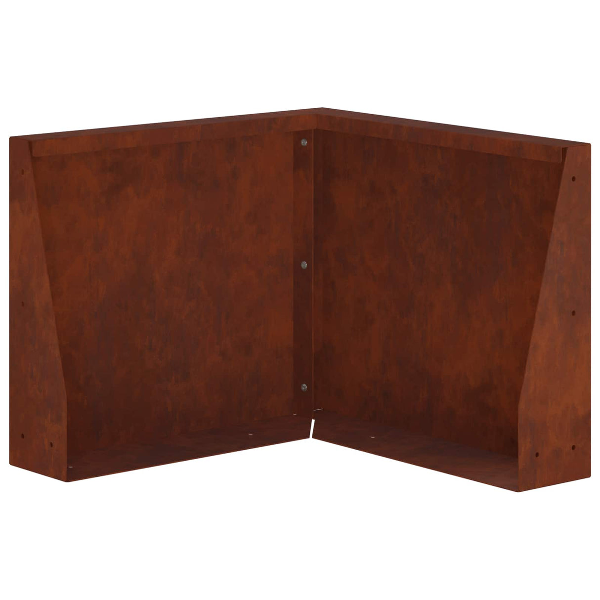 Retaining Wall 50 x 50 x 50 cm Weathering Steel Rusty
