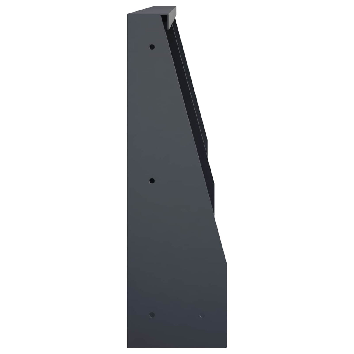 Retaining Wall 2 pcs 40 x 12 x 30 cm Steel Anthracite