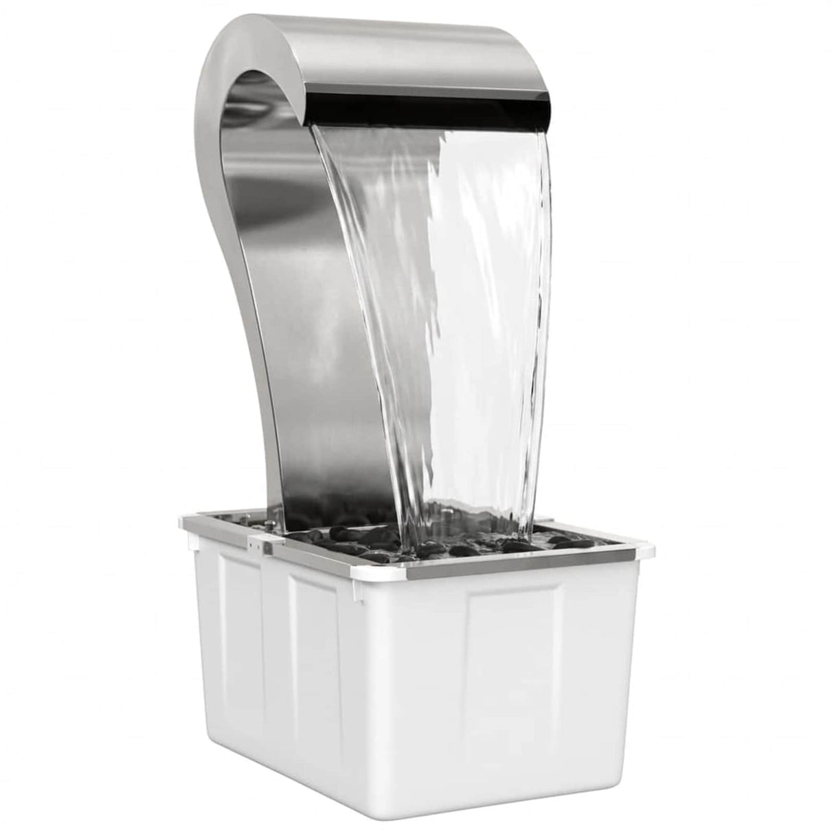 Garden Waterfall Stainless Steel 304 54.5 x 34 x 83 cm Silver