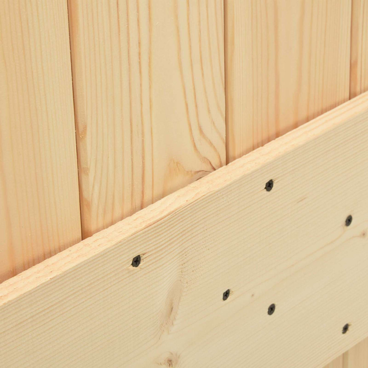 Sliding Door 2 pcs 90 x 210 cm Solid Pine Wood