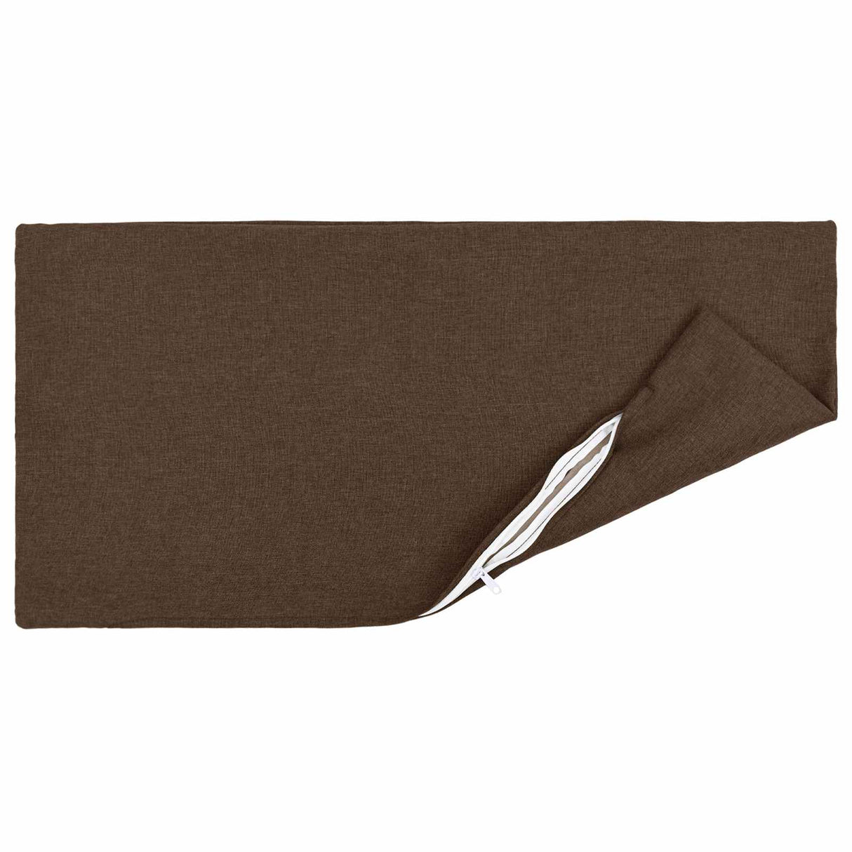 Cushion with Pillow HEERLEN 2 pcs Brown Fabric