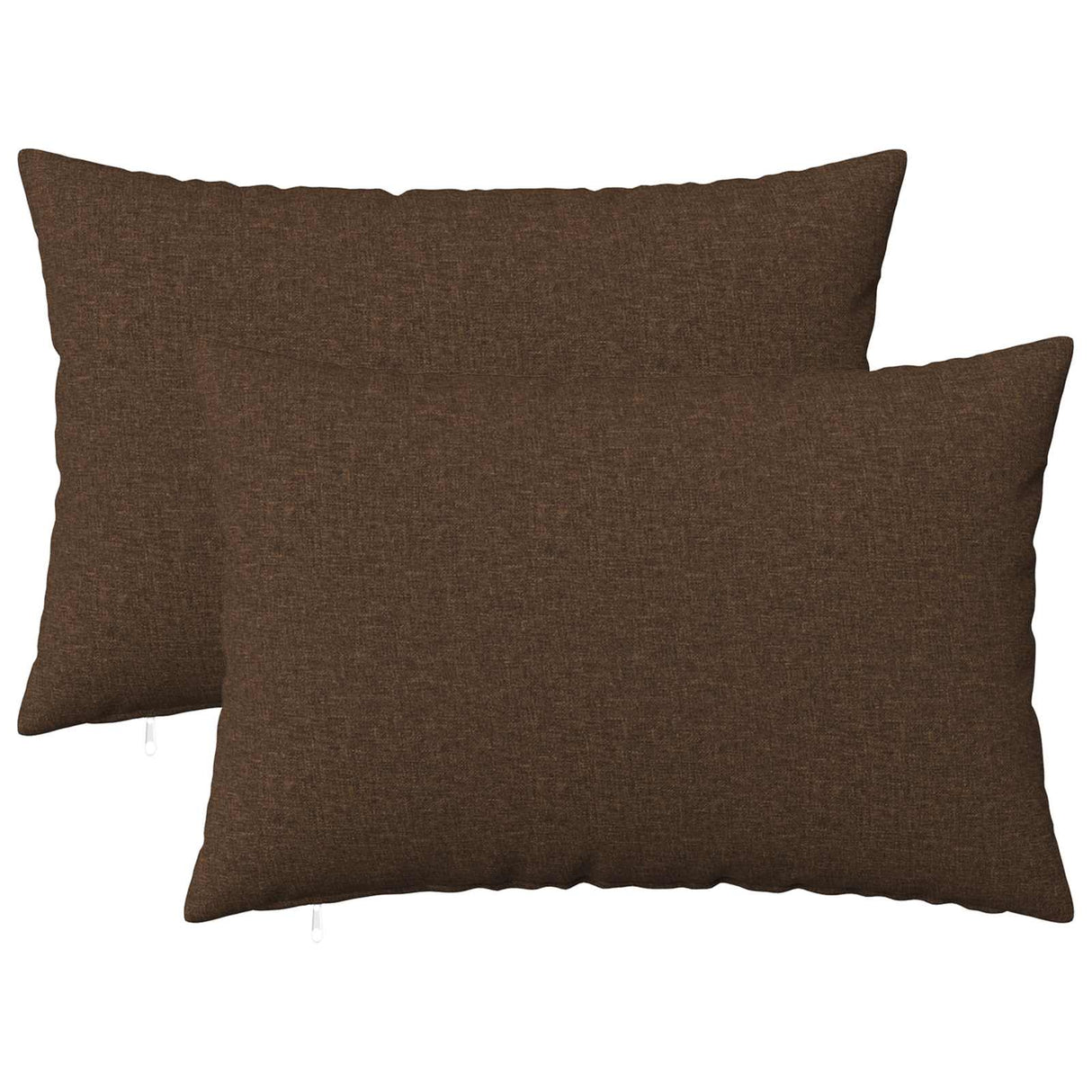 Cushion with Pillow HEERLEN 2 pcs Brown Fabric