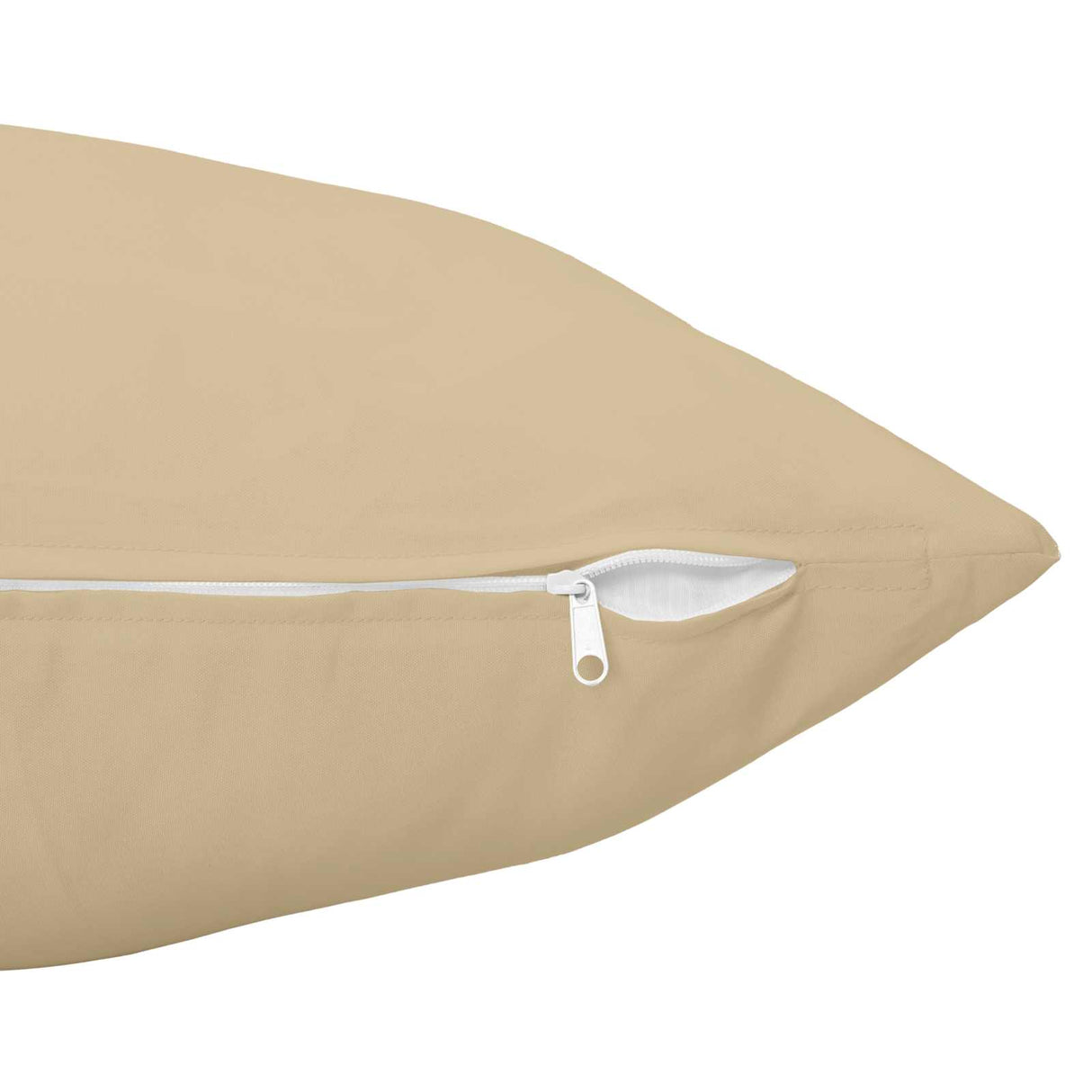 Cushion with Pillow HEERLEN 6 pcs Beige Polyester