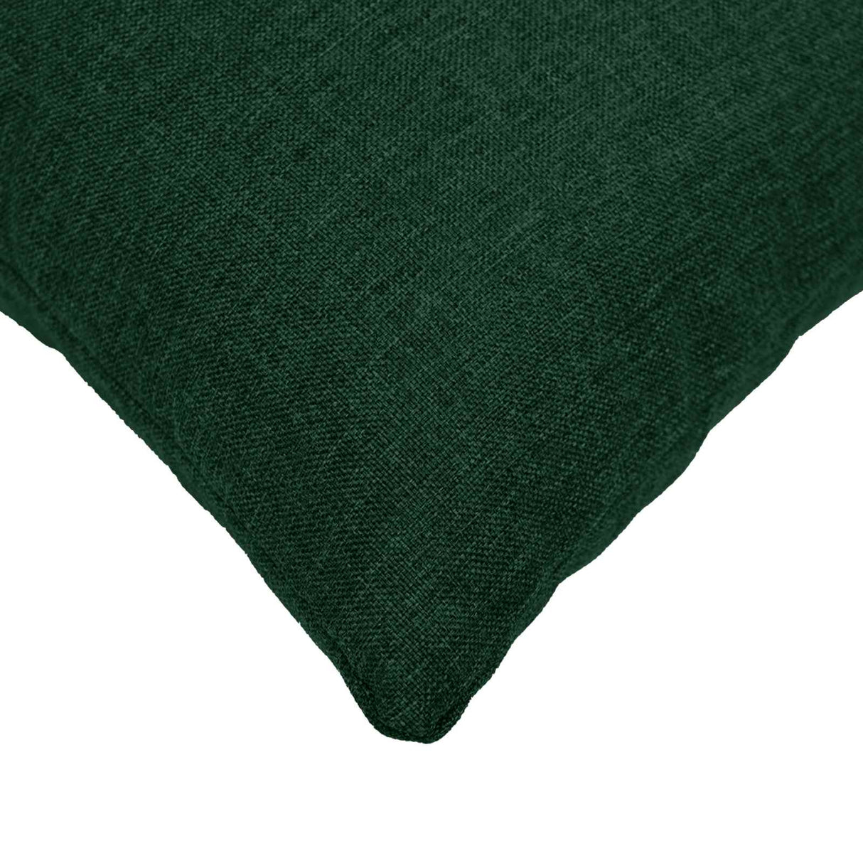 Cushion with Pillow HEERLEN 2 pcs Dark Green Fabric